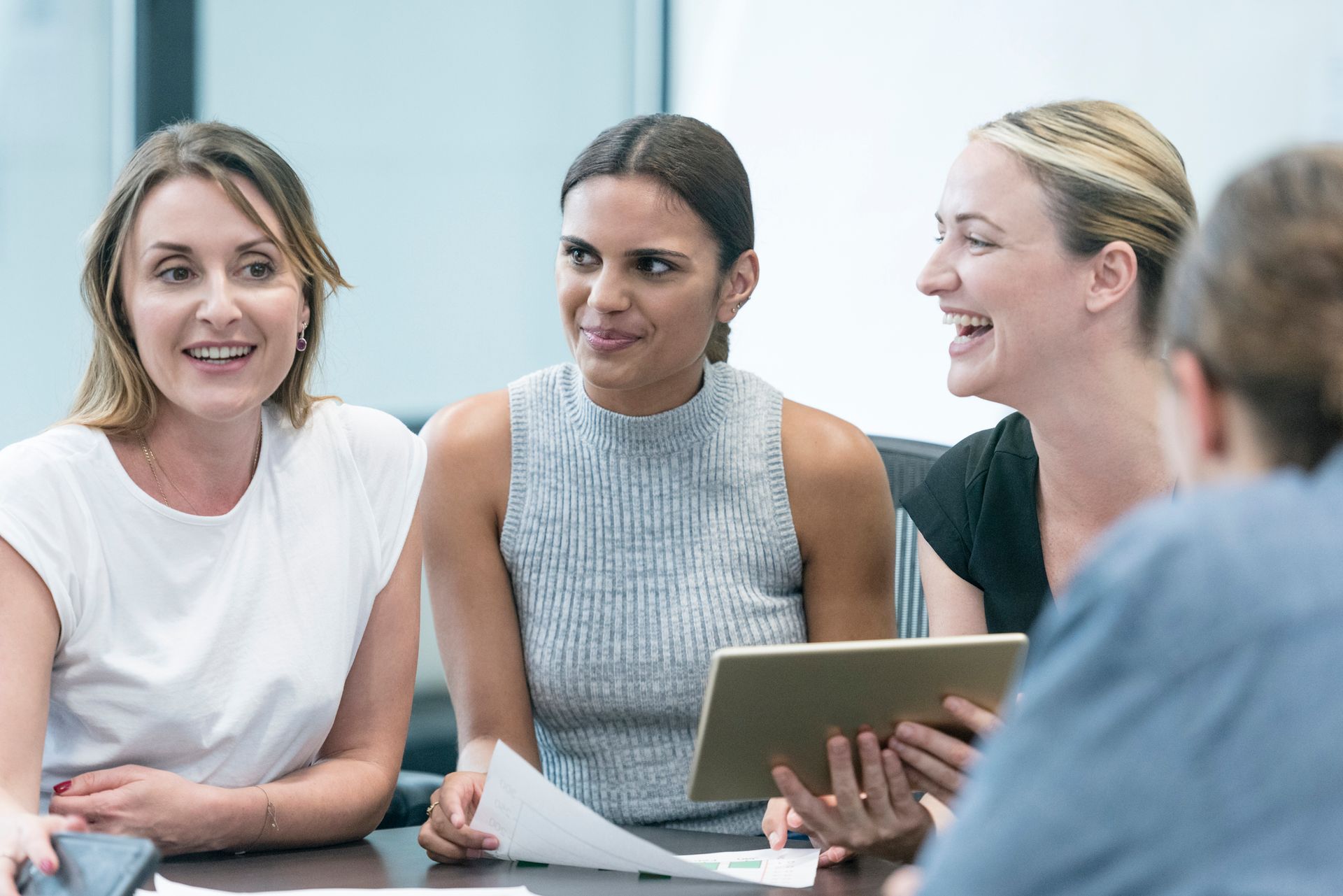 Group Sharing And Smiling — Melbourne, VIC — Your Time to Thrive Career Counselling