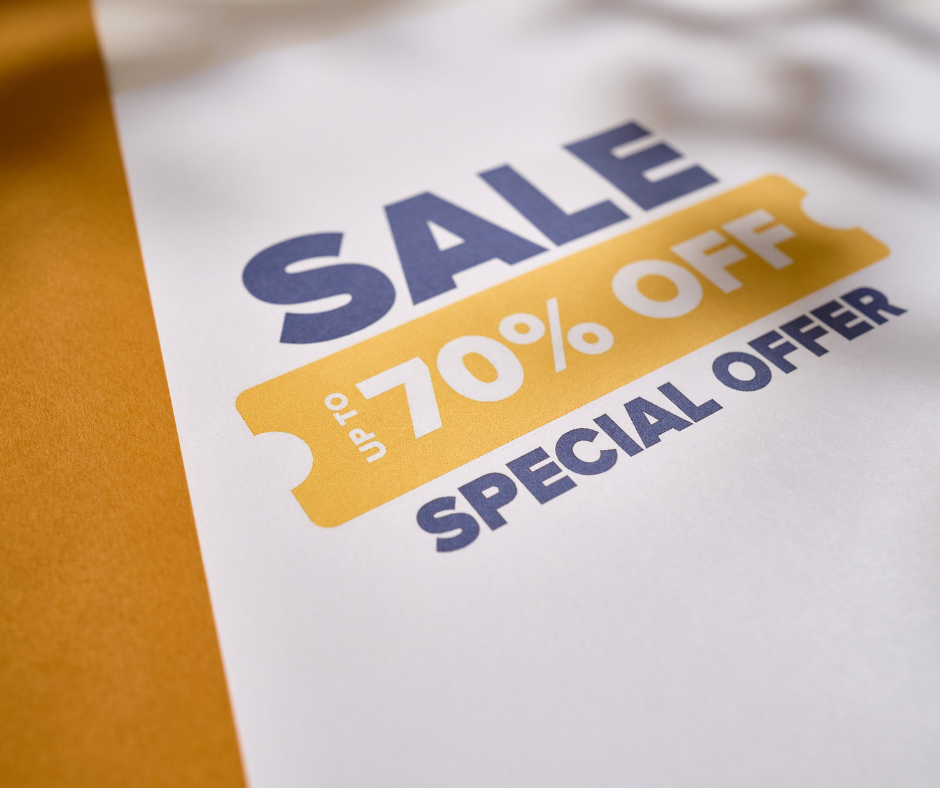 Sale and special offers