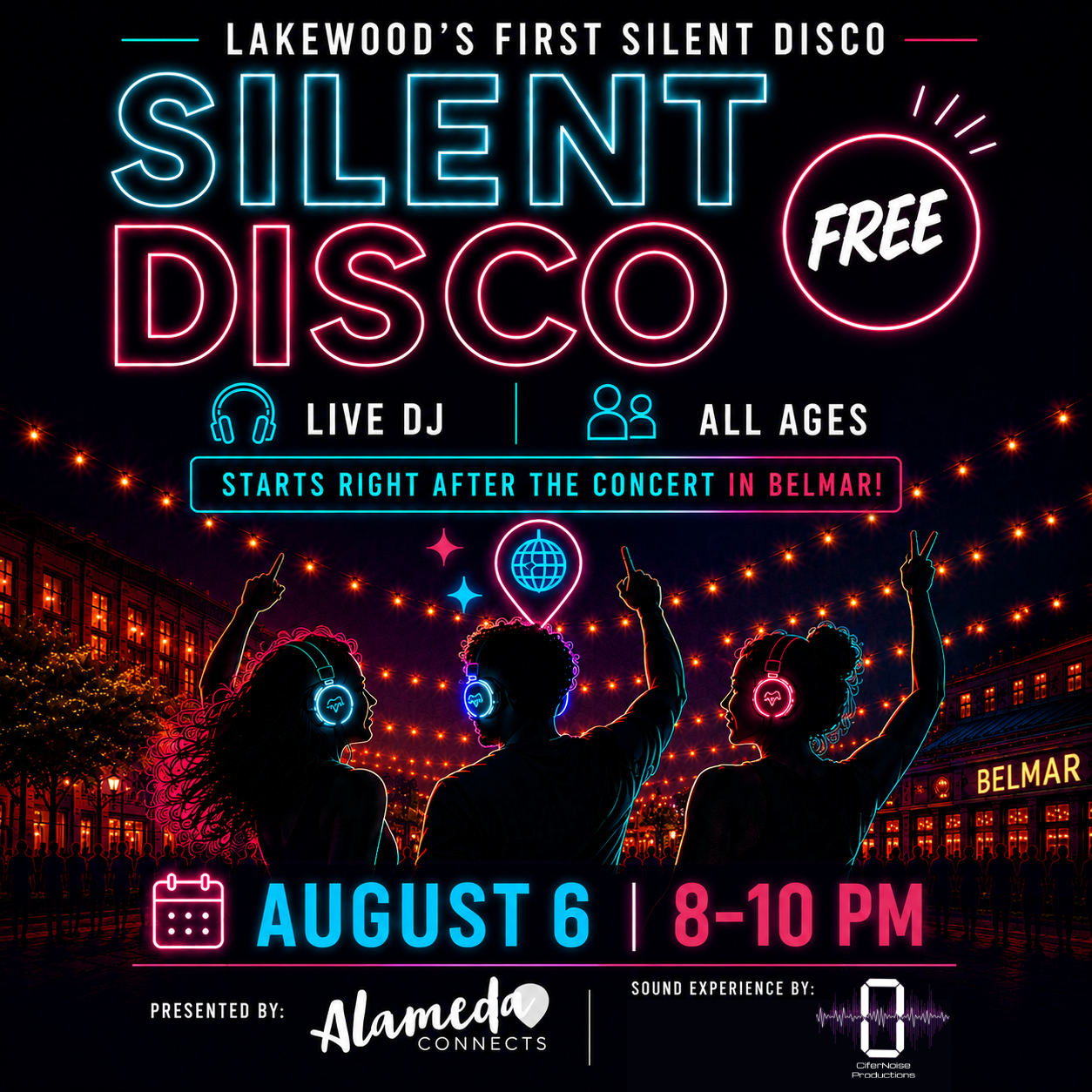 Poster for Alameda Silent Disco