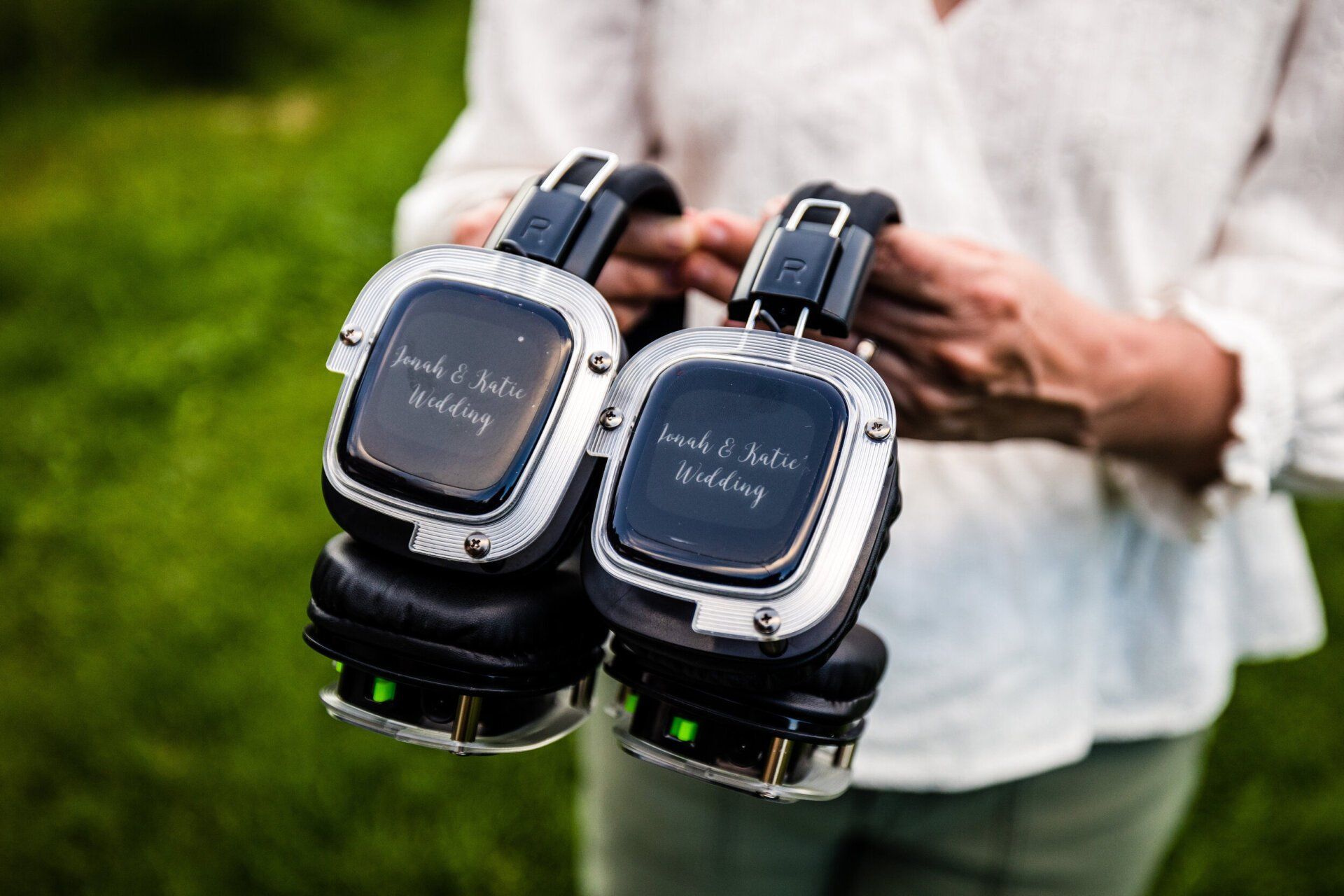 Silent disco headphones