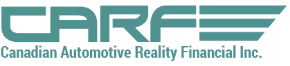 CARE Canadian Automotive Realty Financial Inc. logo in teal and gray text on a white background