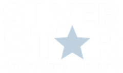 Light blue five-pointed star on a white background