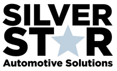 Silver Star Automotive Solutions logo with black text and a light blue star.
