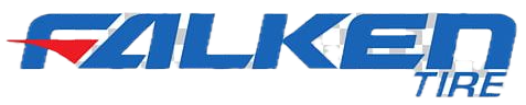 Falken Tire logo in blue and red on a white background