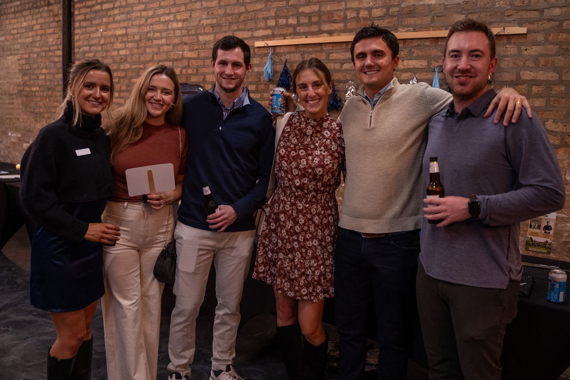 A group of 6 KEENFest guests stand together during the event.