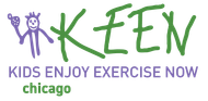 Click here to go back to home page of KEEN Chicago KEEN Chicago - Kids Enjoying Exercise Now logo