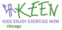 Click here to go back to home page of KEEN Chicago KEEN Chicago - Kids Enjoying Exercise Now logo