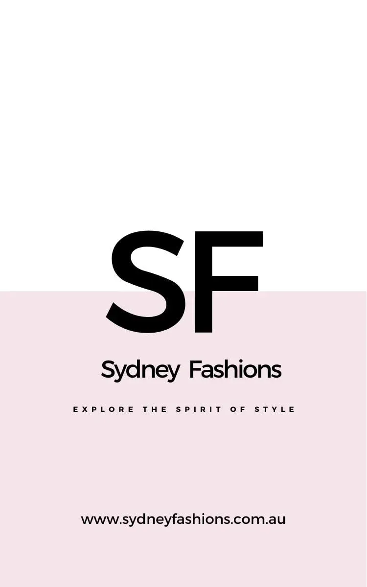 Logo for Sydney Fashions: black