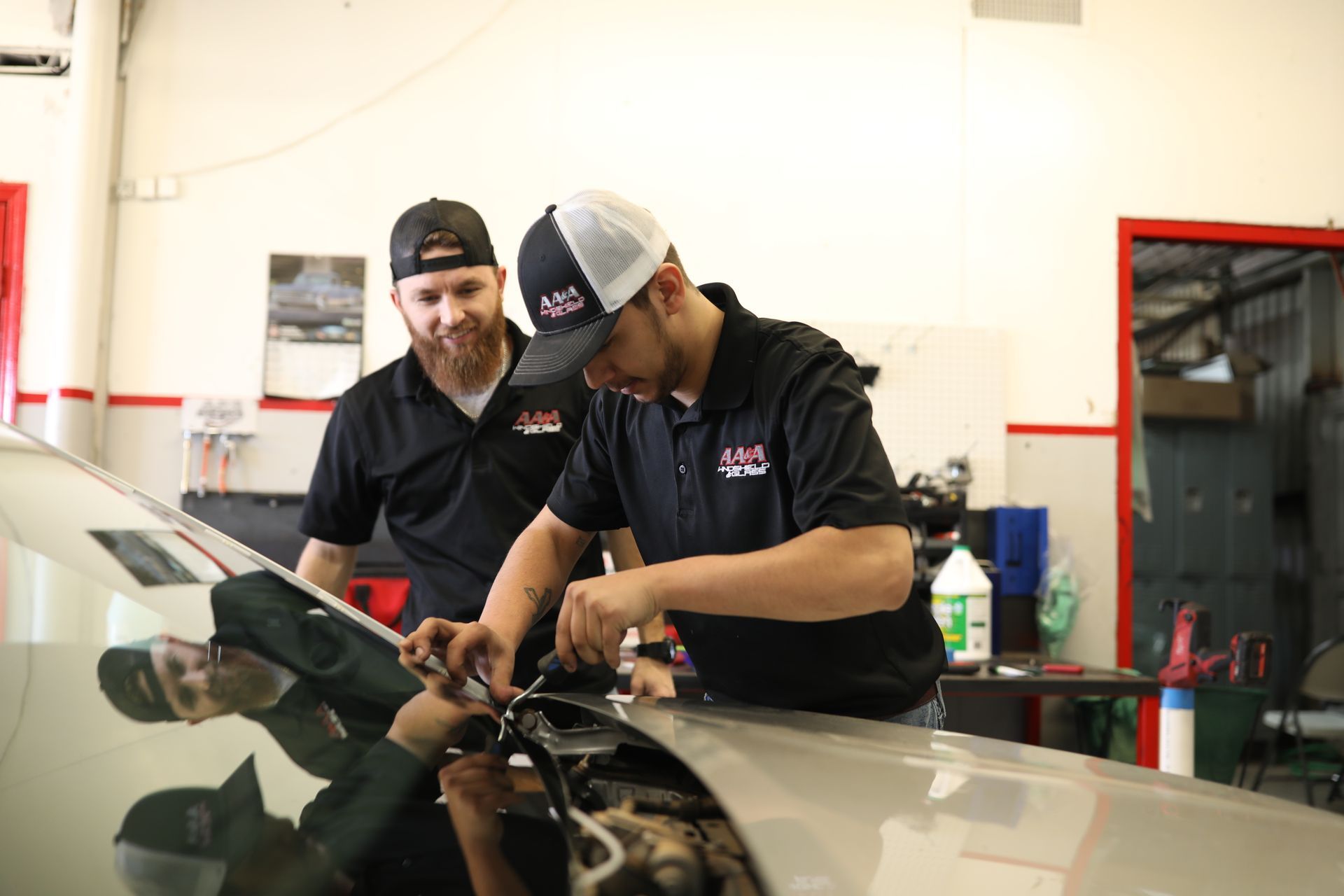 Windshield installation near Hale Center, TX