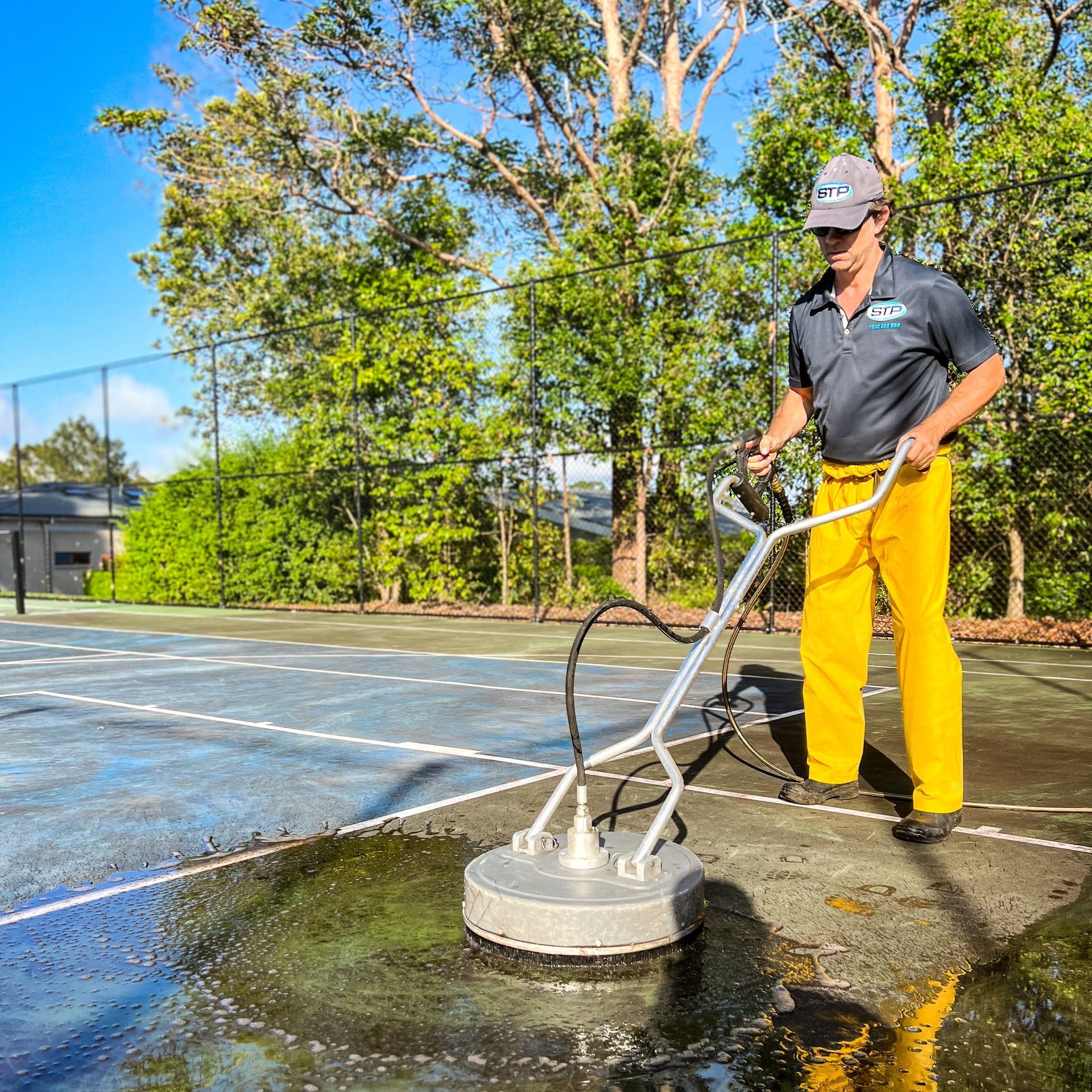 Tennis Court Clean