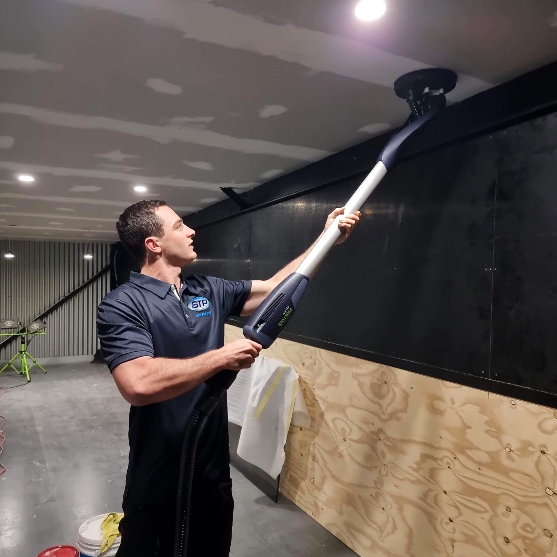 plastering