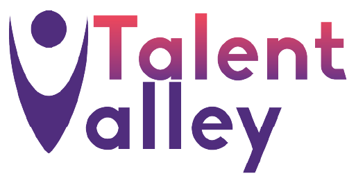 Purple logo with 