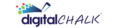 Digital Chalk logo: a pen illustration and the company's name in a blue font.