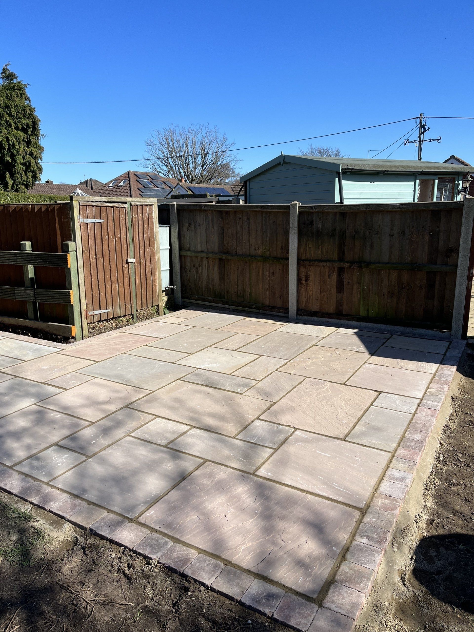 Natural stone patios