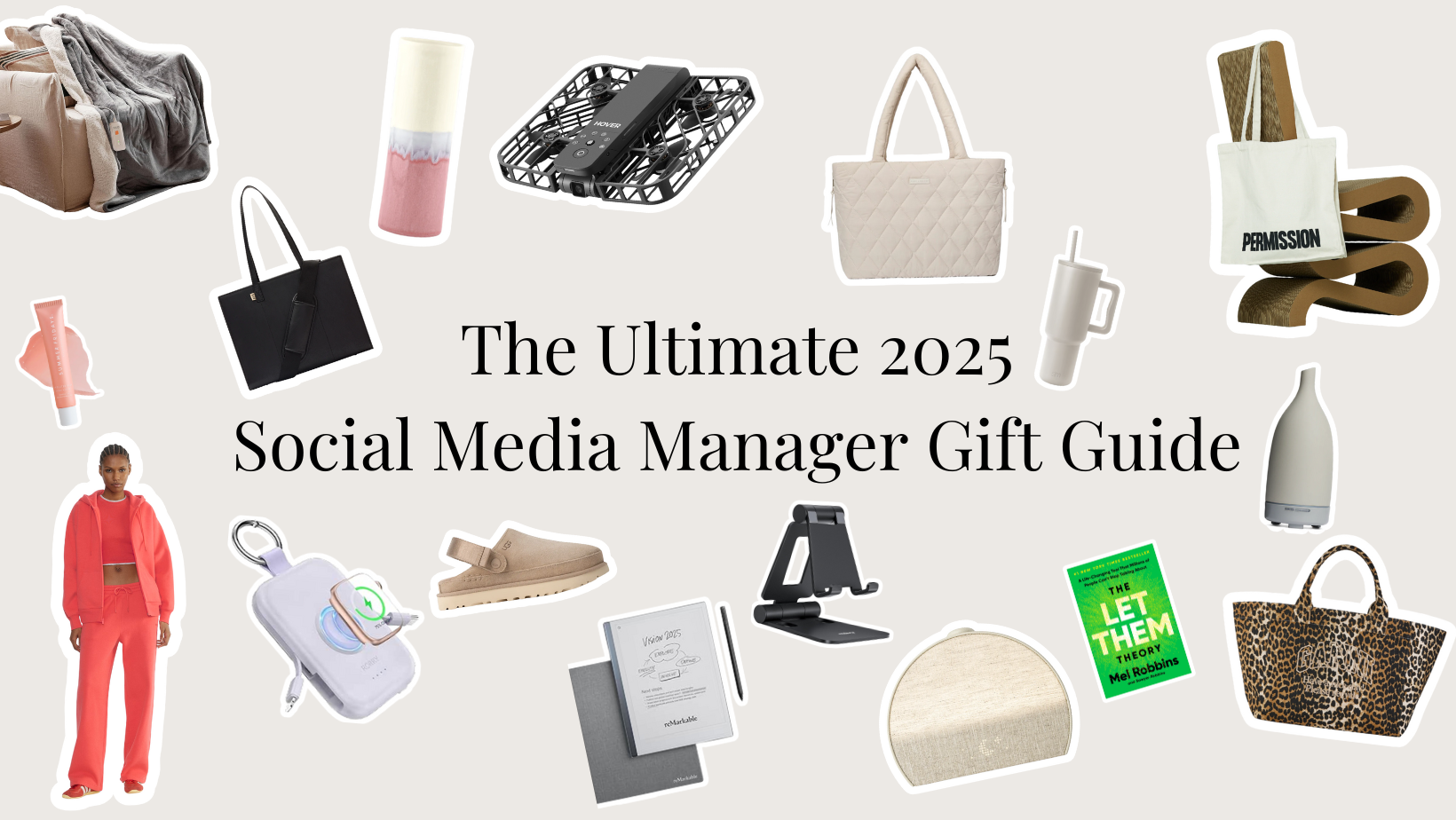 cover photo of gifts for social media managers