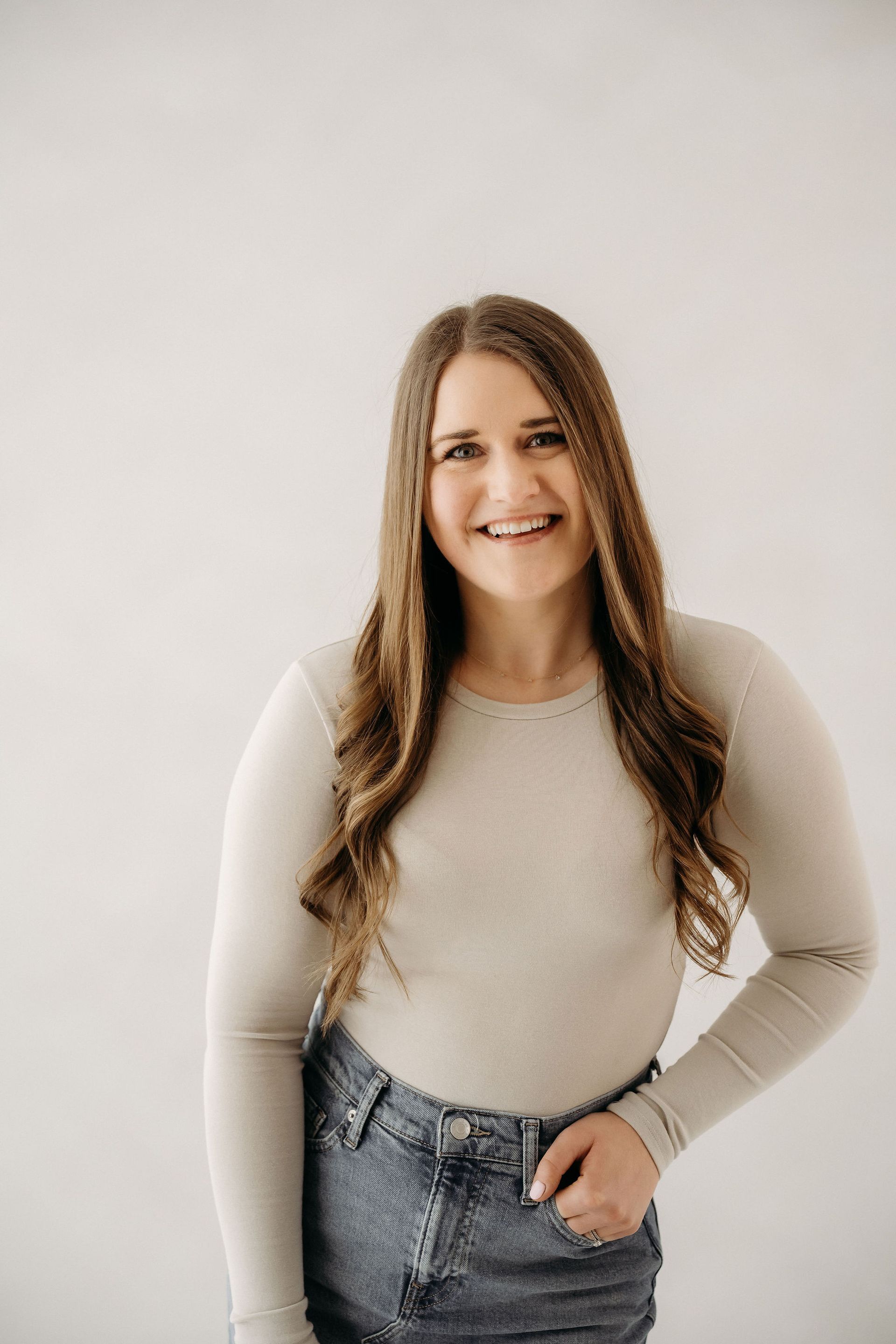 Digital marketer from social media agency in Kingston smiling for a headshot