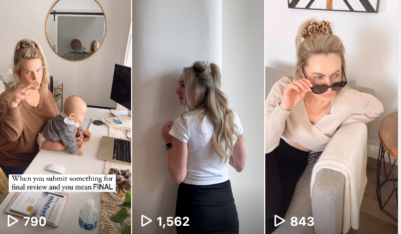 social media content reels