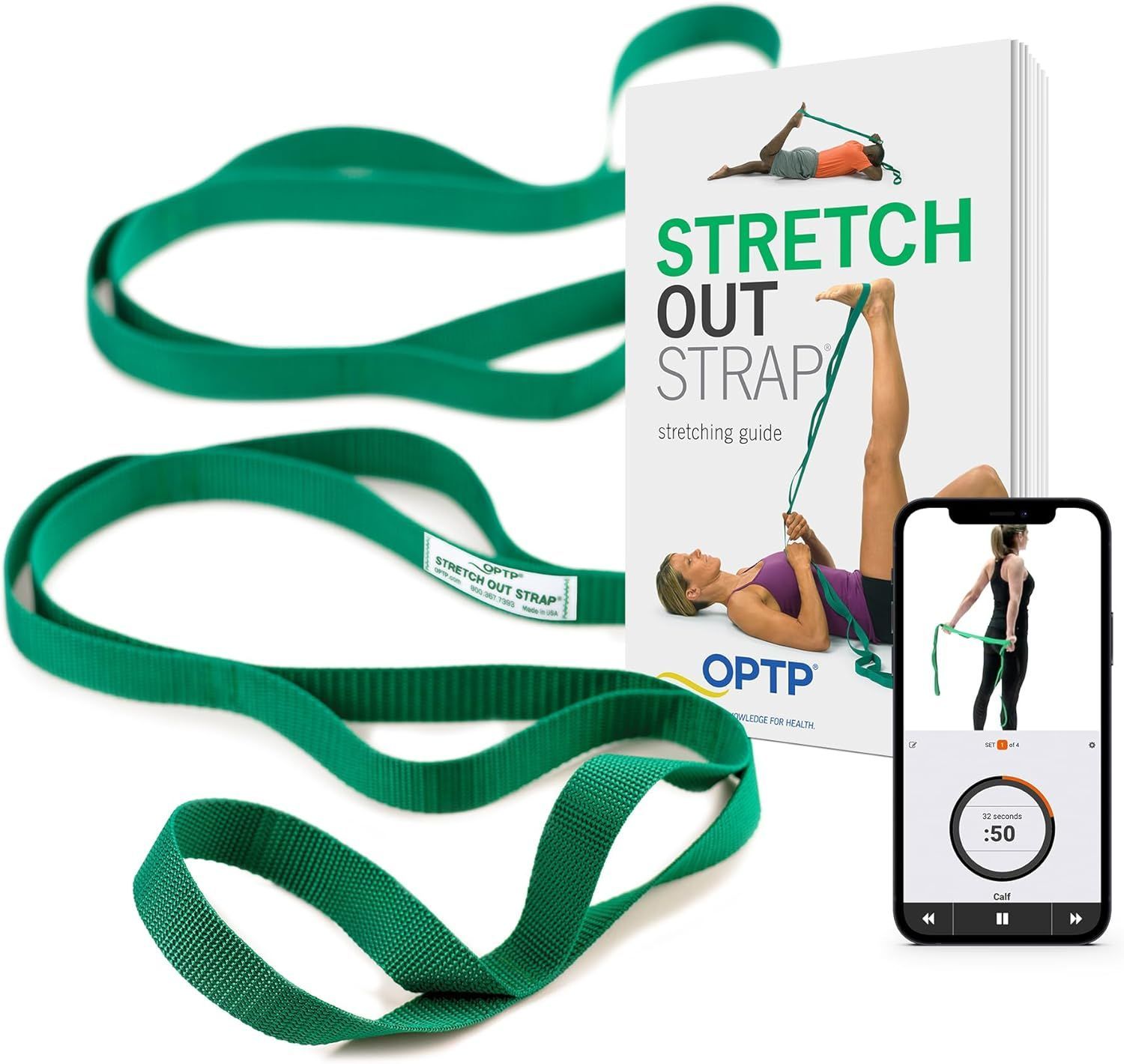 Stretch out strap used for flexibility and physical therapy exercises at AMP Physical Therapy NJ.