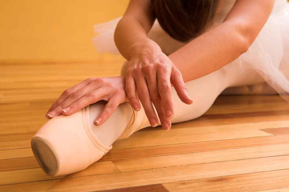 ballerina stretching