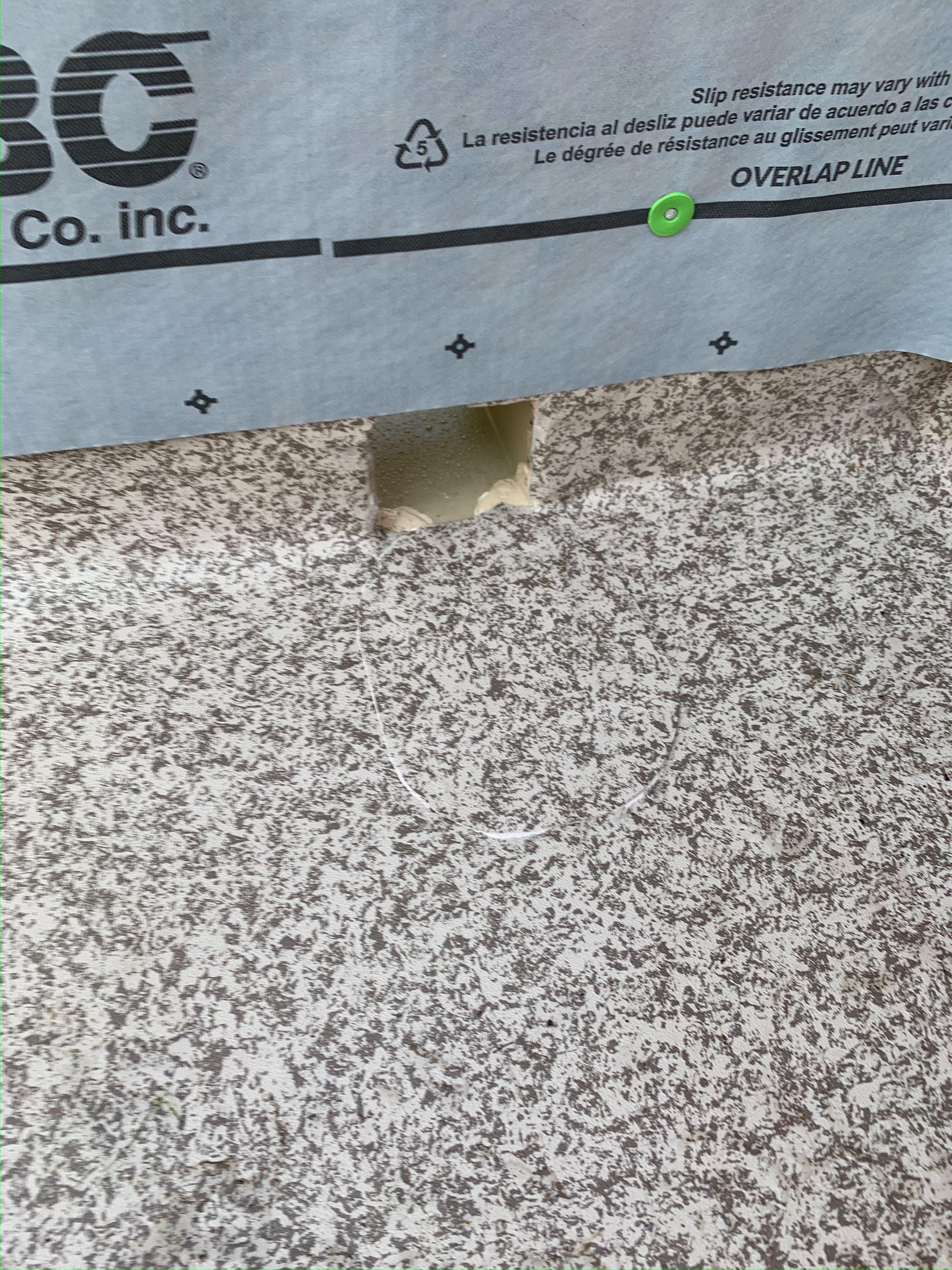 A piece of paper that says bc co. inc. on it