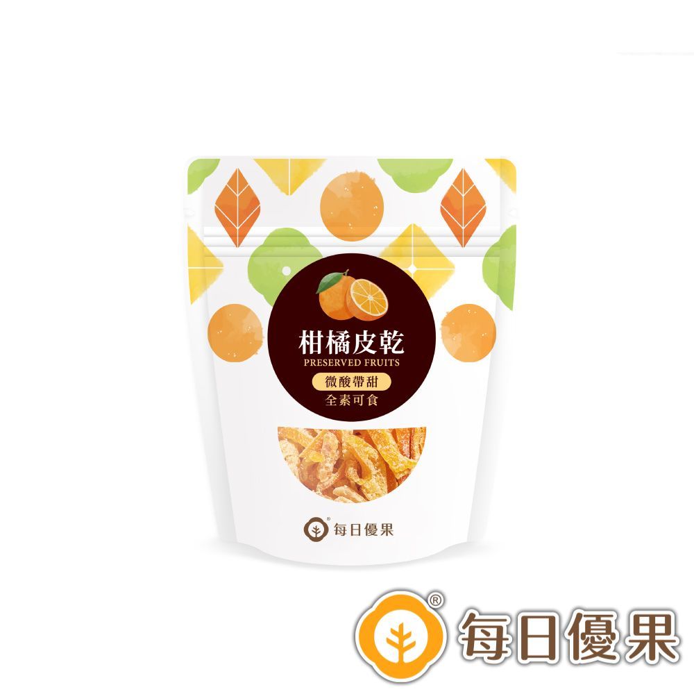 柑橘皮乾50G口袋蜜餞 每日優果