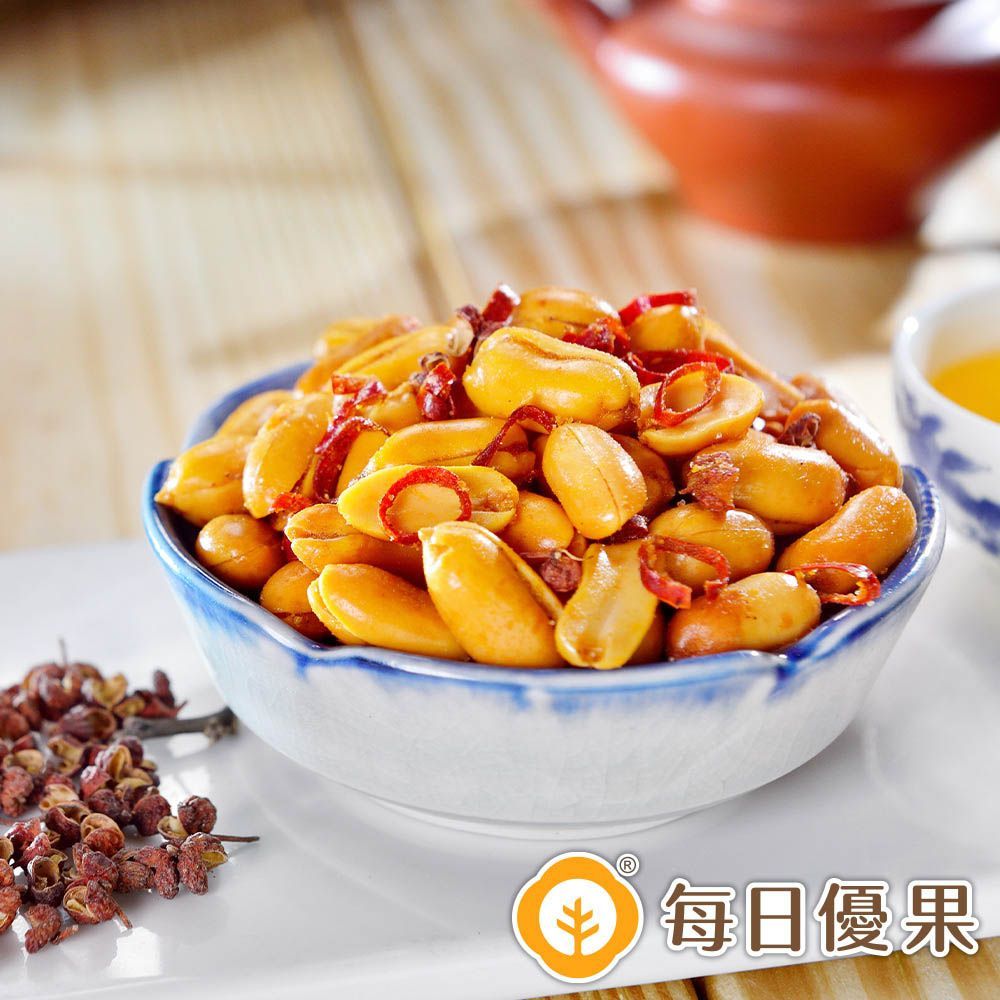 川辣椒麻花生大包裝500G 每日優果