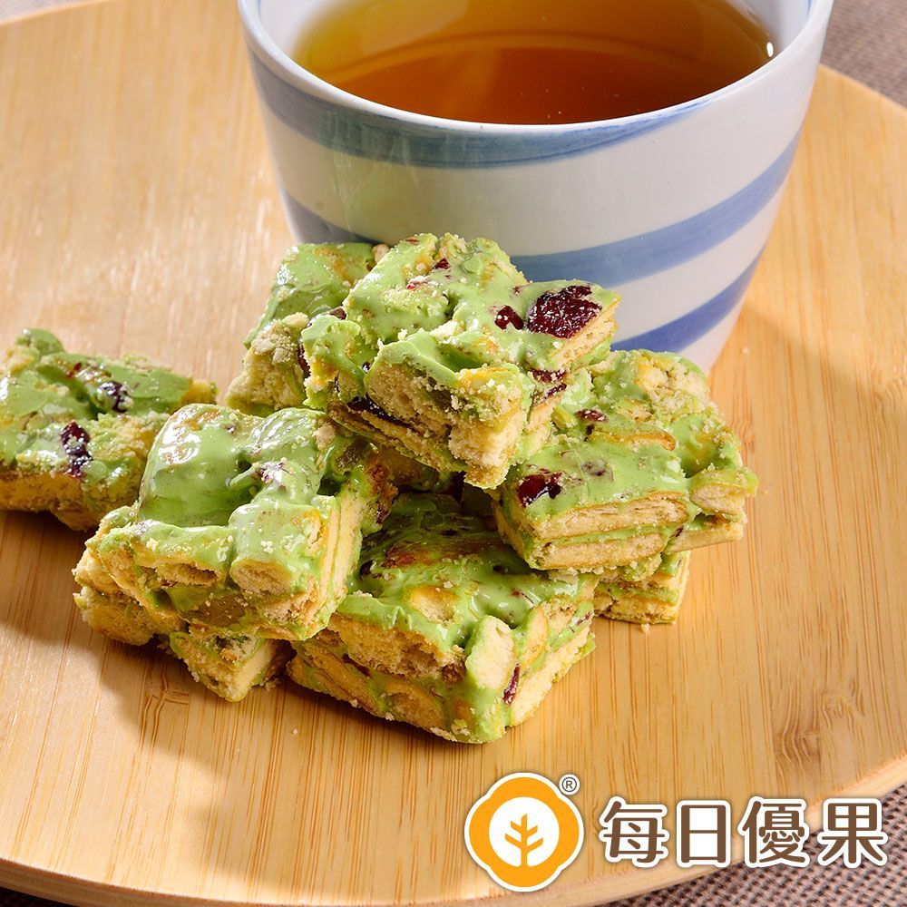 抹茶雪花餅250G 每日優果