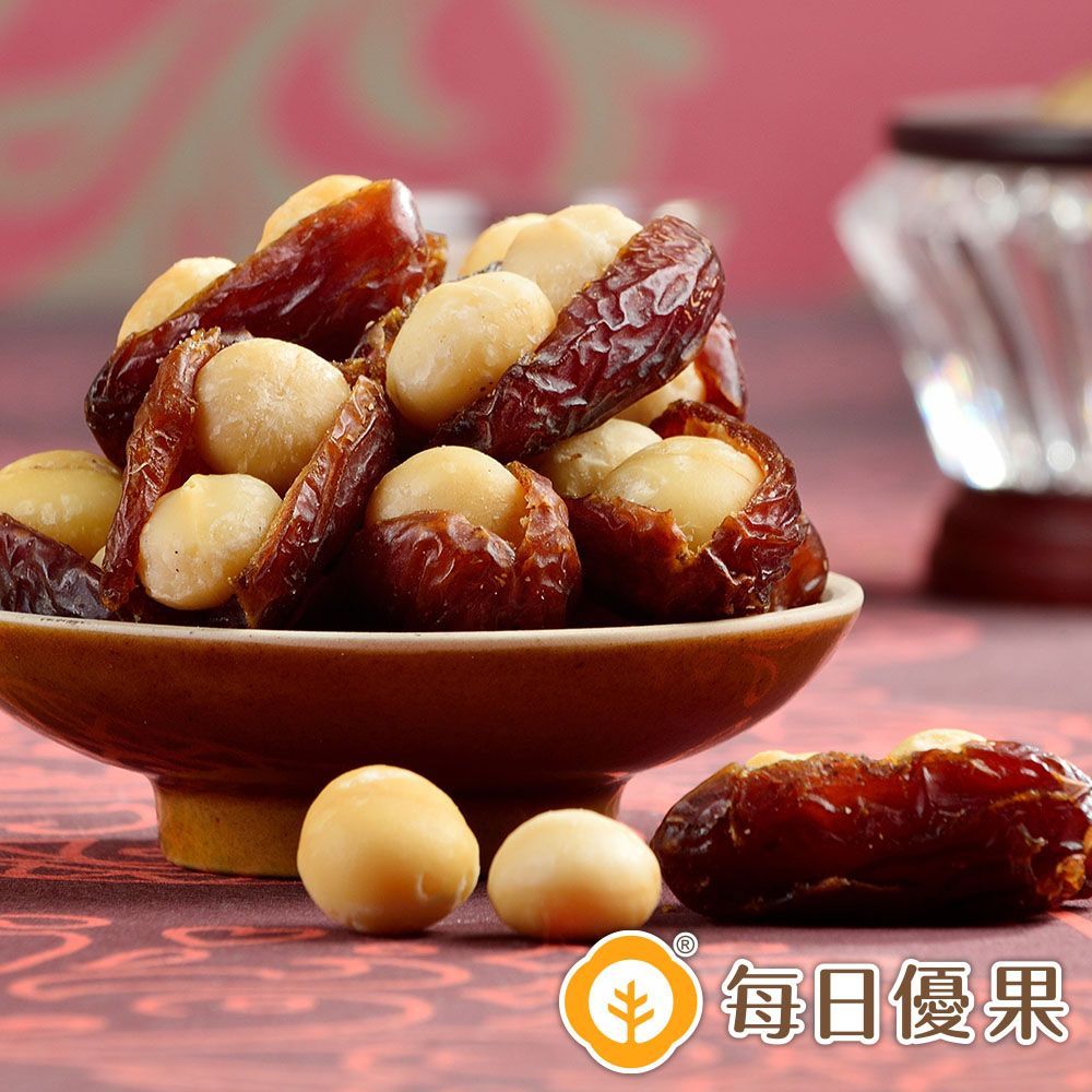 手工椰棗夏威夷豆大包裝500G 每日優果