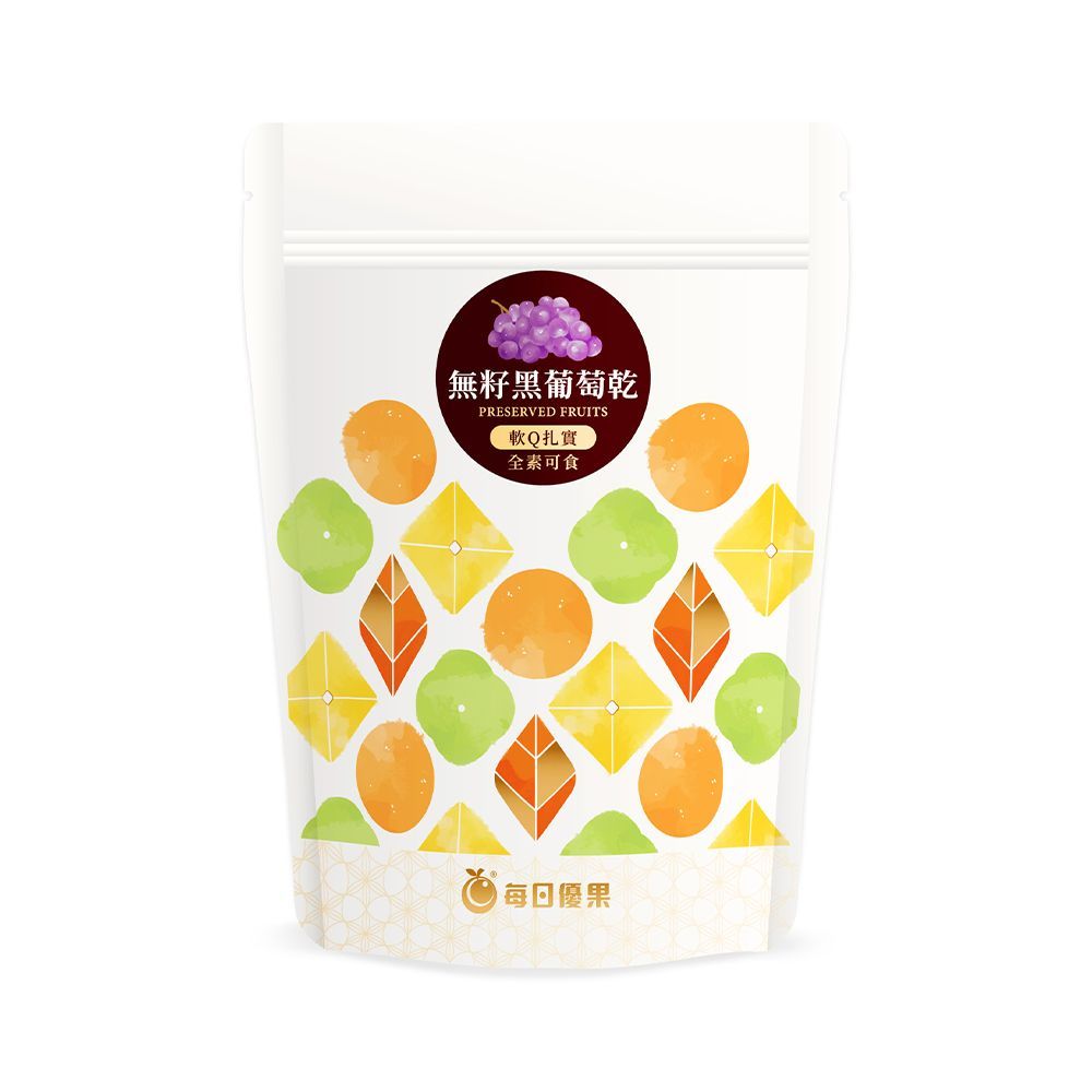 無籽黑葡萄乾70G口袋蜜餞 每日優果