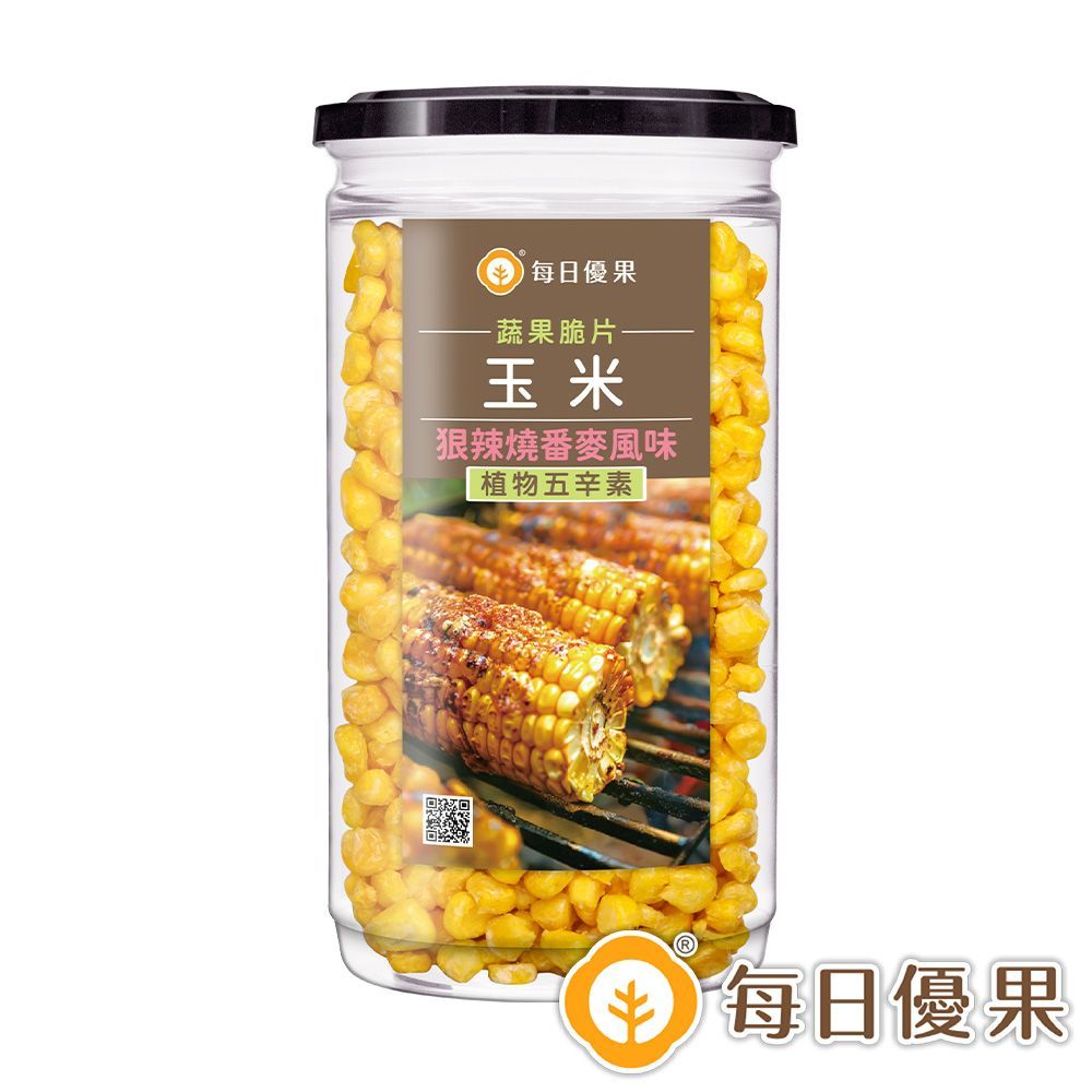 罐裝玉米脆脆-狠辣燒番麥風味220G 每日優果