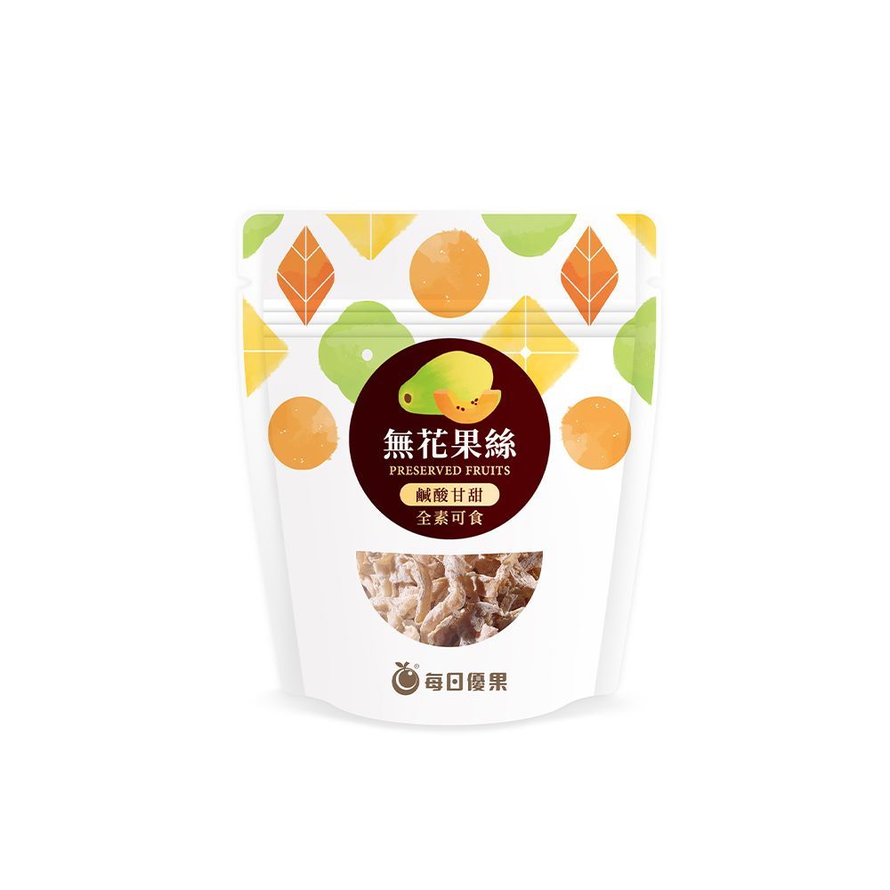 無花果絲(木瓜絲)50G口袋蜜餞 每日優果