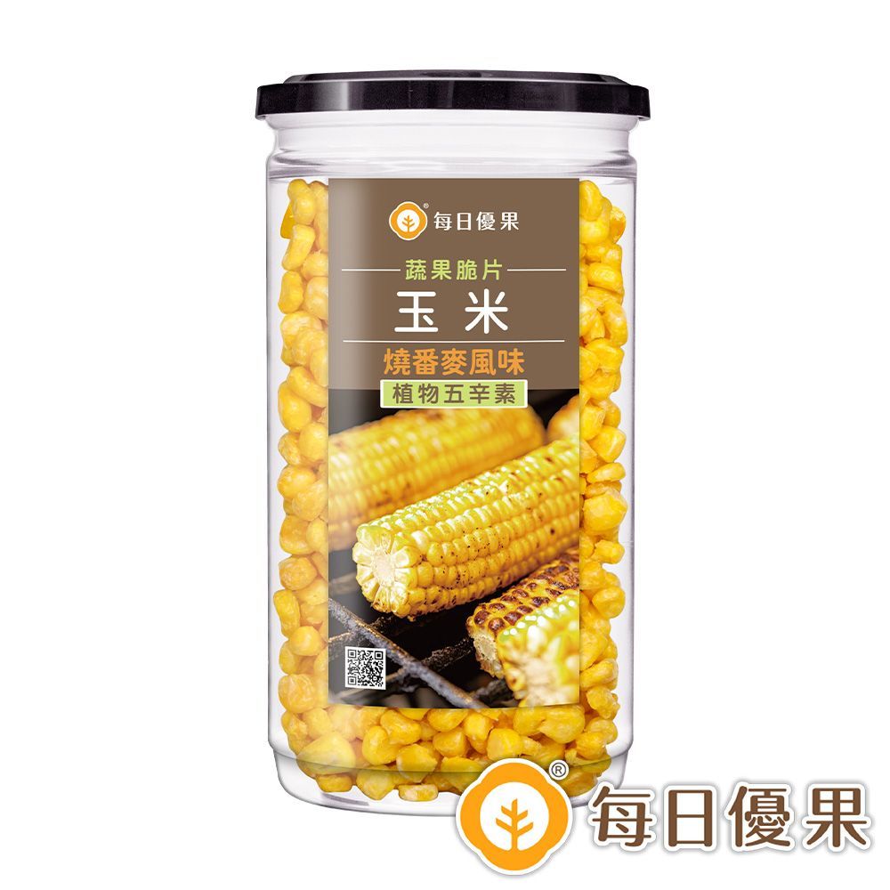 罐裝玉米脆脆-燒番麥風味220G 每日優果