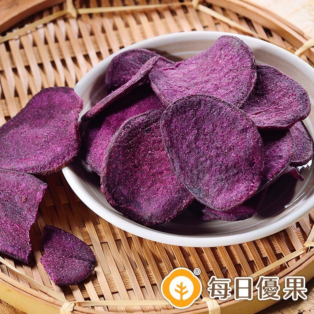 紫地瓜脆片160G 每日優果