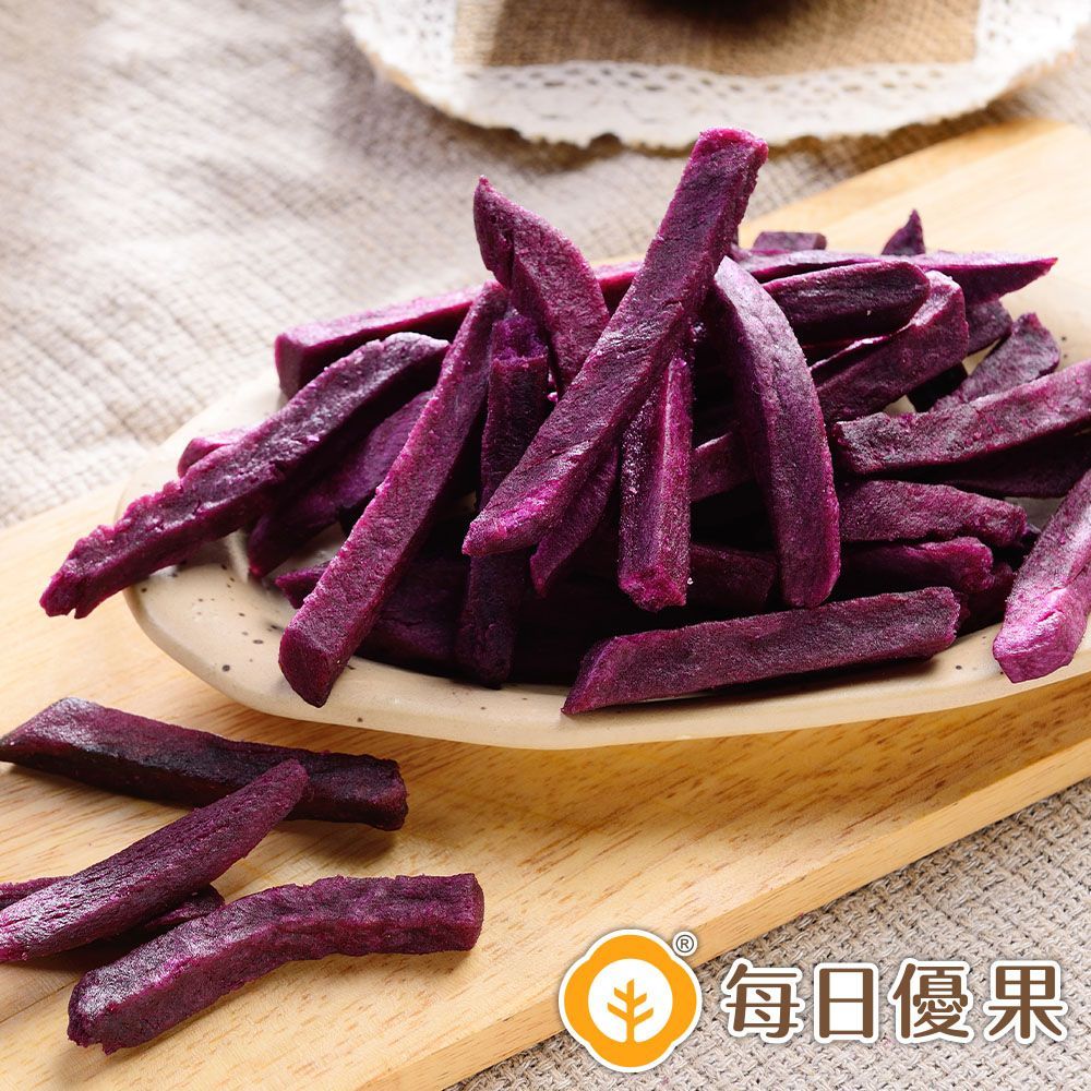 紫地瓜脆條160G 每日優果