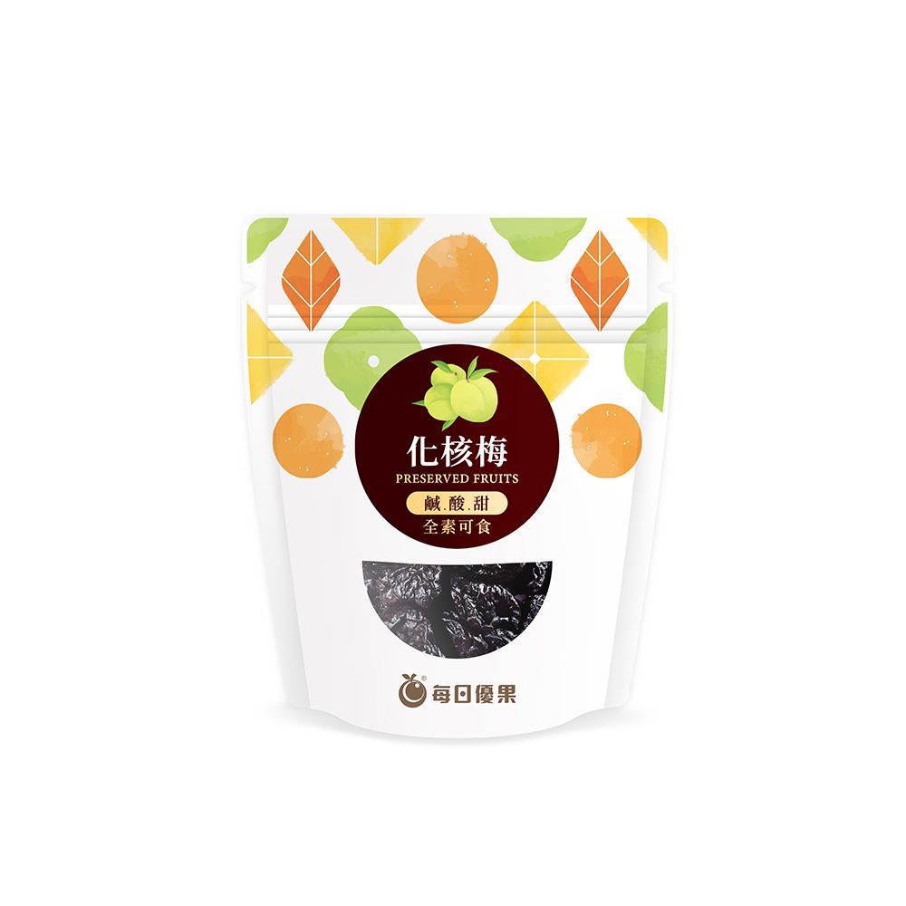 化核梅70G口袋蜜餞 每日優果