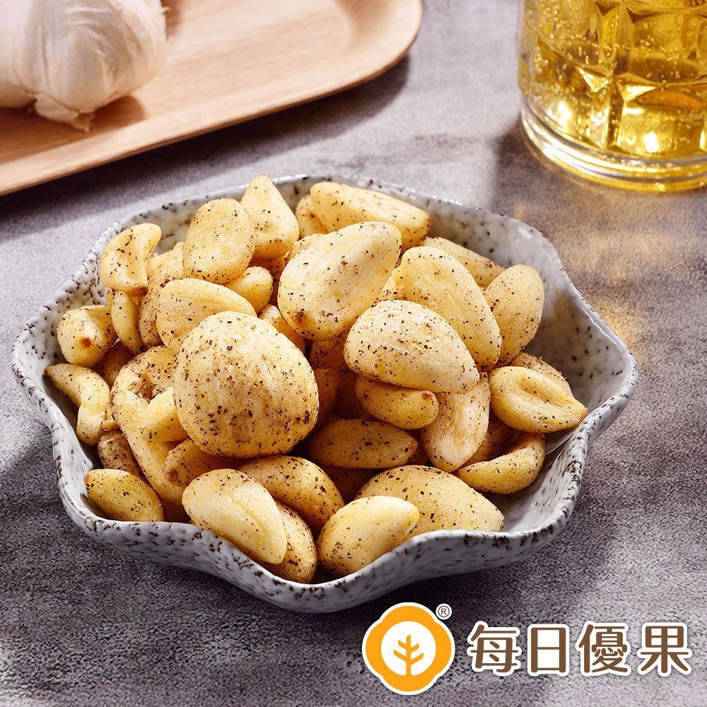 椒鹽蒜頭酥100G 每日優果