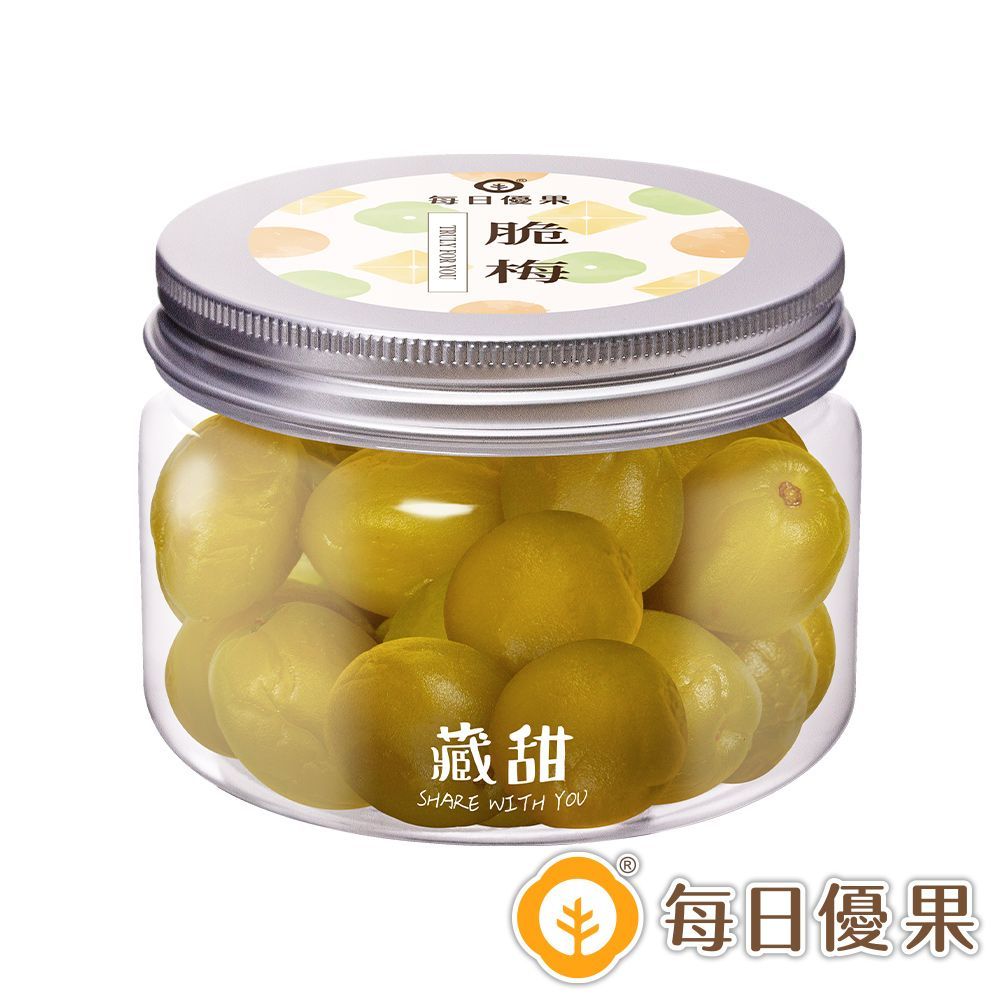 脆梅200G藏甜小圓罐 每日優果