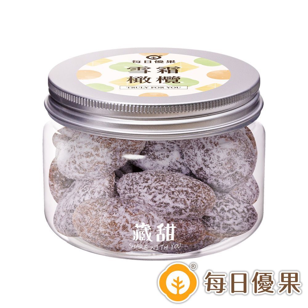 雪霜橄欖180G藏甜小圓罐 每日優果