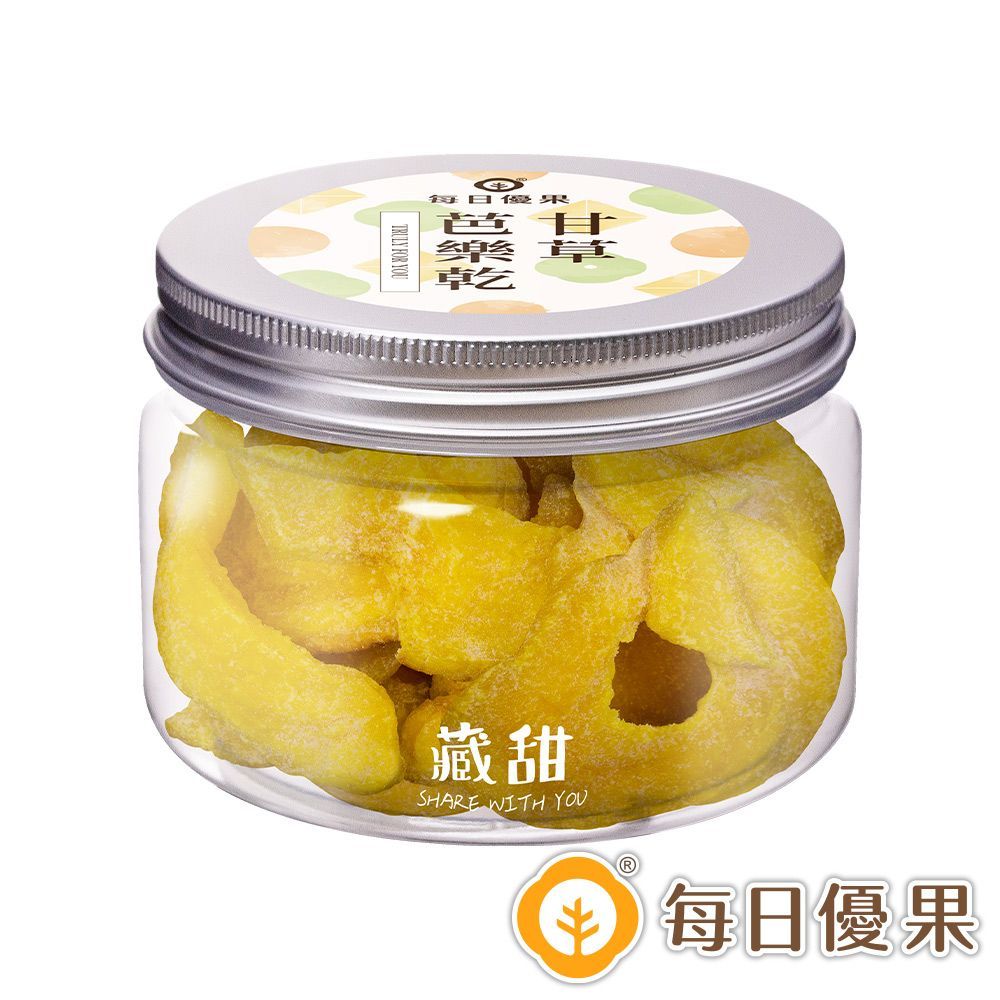 甘草芭樂乾160G藏甜小圓罐 每日優果