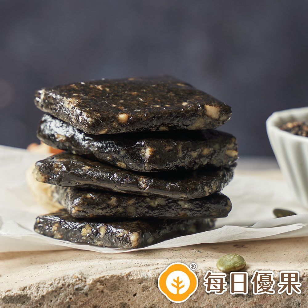 綜合堅果黑芝麻糕大包裝600G 每日優果
