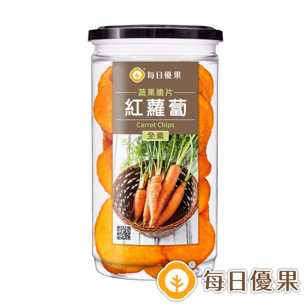 罐裝紅蘿蔔脆片150G 每日優果