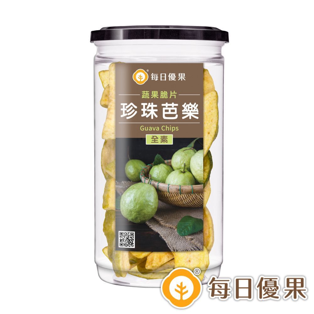 罐裝珍珠芭樂脆片110G 每日優果