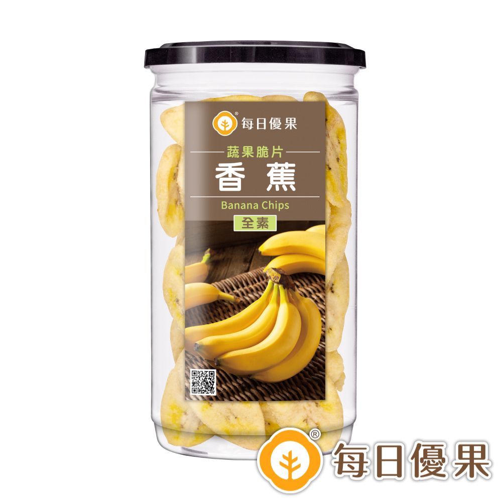 罐裝香蕉脆片160G 每日優果