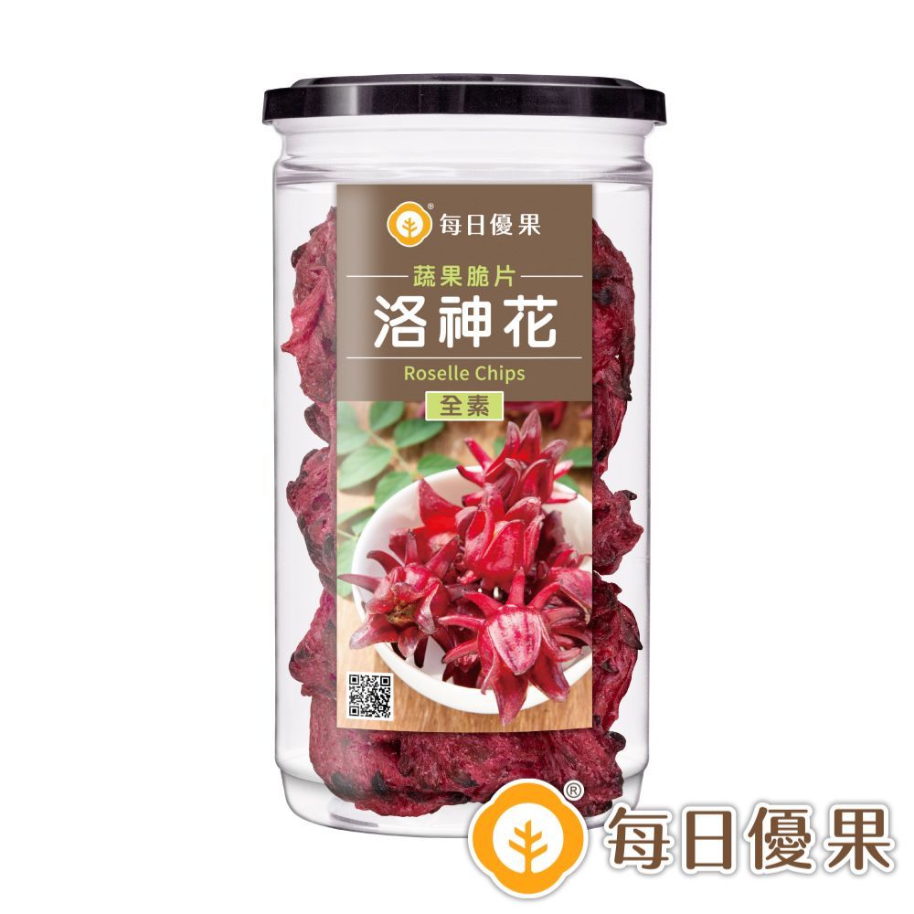 罐裝洛神花脆片100G 每日優果