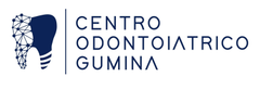 Logo del Centro Odontoiatrico GUMINA con icona del dente blu e testo