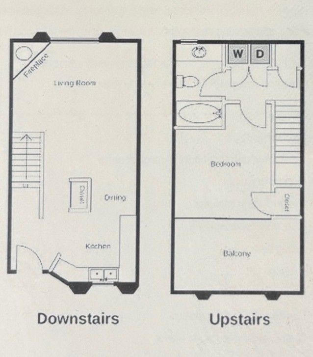 Floor Plan: Mansion West 1 Bed · 1 Bath · 765 SQ. FT.
