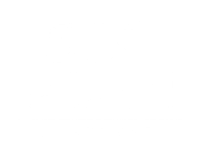 50th Place Apartments Logo - White