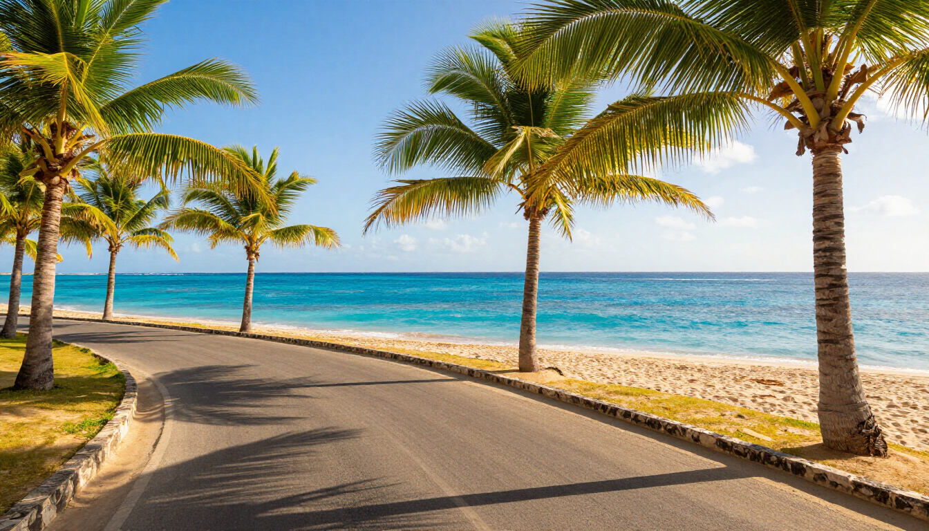 Zonnig Curacao strand