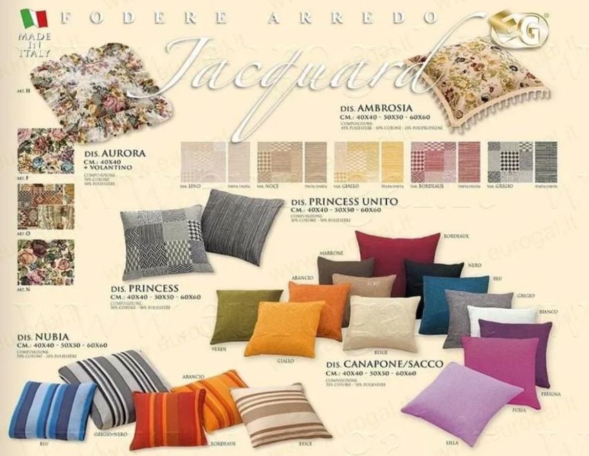 Catalogo cuscini