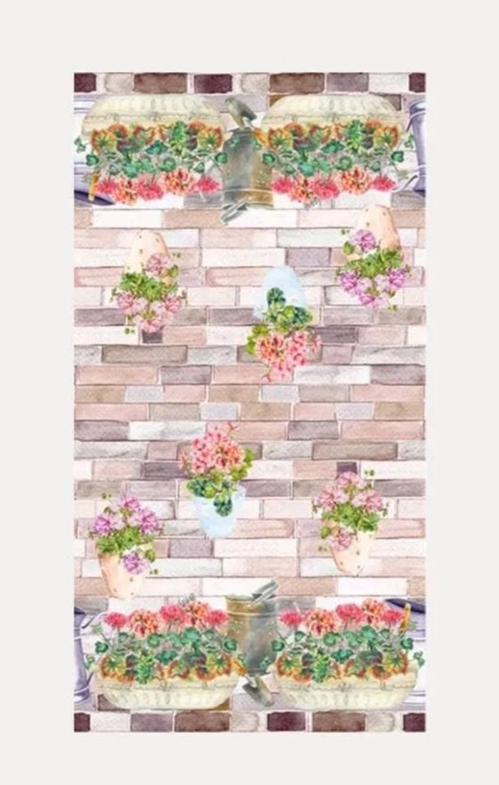 Tovaglia con fiori